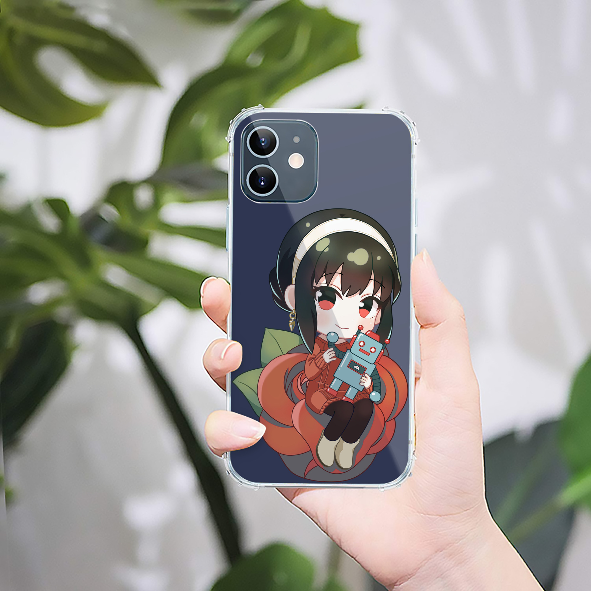 （画像用） SPY×FAMILY间谍家家酒 【iPhone 12シリーズ対応】透明スマホケース（クリアソフトケース）